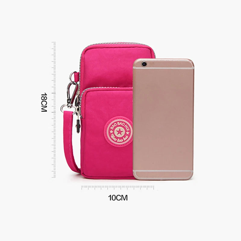Small Nylon Shoulder Bag for Women