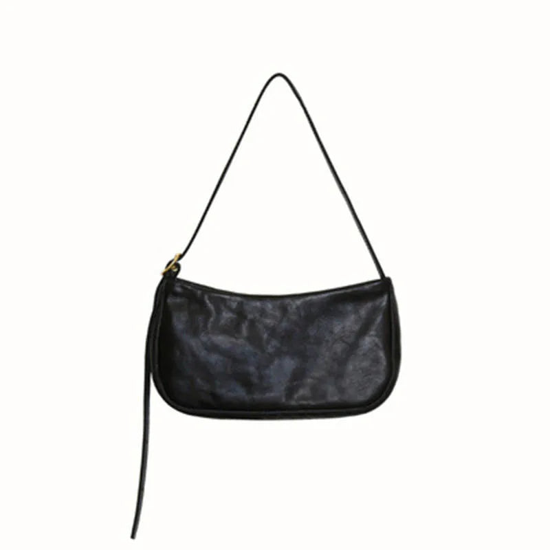Vintage Leather Small Shoulder Bag for Women