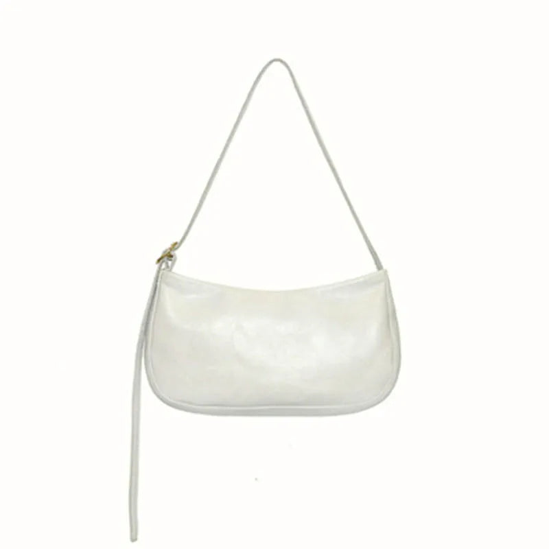Vintage Leather Small Shoulder Bag for Women