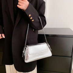 Small Shoulder Bags For Women Solid PU Leather Flap Handbags