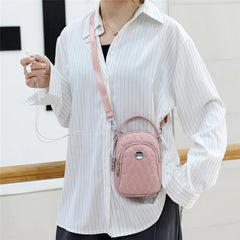 Mini Women Shoulder Bags High Female Phone Clutch Diamond Lattice