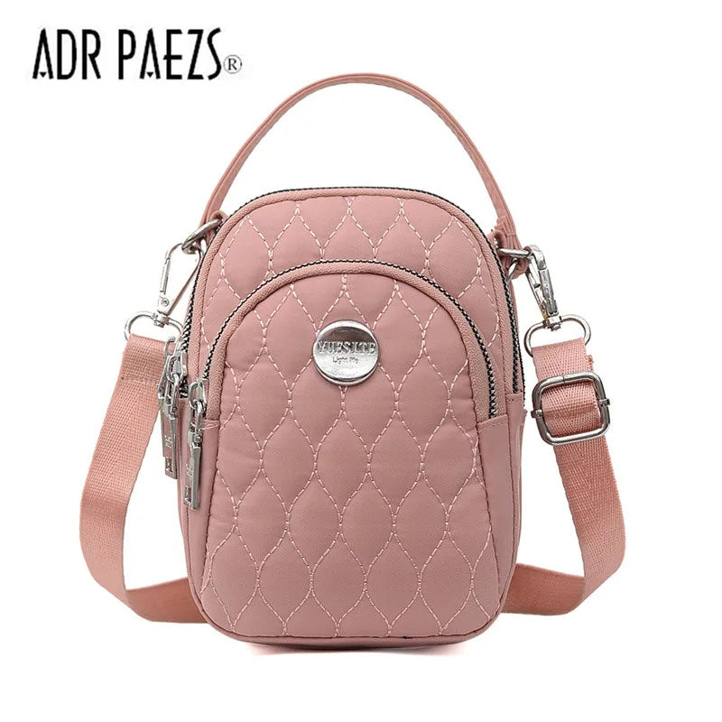 Mini Women Shoulder Bags High Female Phone Clutch Diamond Lattice
