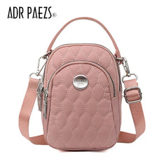 Mini Women Shoulder Bags High Female Phone Clutch Diamond Lattice