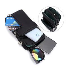 Small Nylon Shoulder Bag Mini Phone Messenger Purse