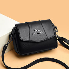 Small Leather Shoulder Bag Women's Purse Handbag Lady Sac A Main Femme