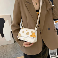Leather Crossbody Bags Retro Women's Shoulder Messenger Bag