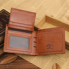 Slim Famous Handy Portfolio Leather Men Wallet Purse Male Clutch Bag