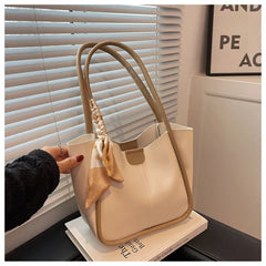 2pcs Soft PU Leather Shoulder Bags for Women Underarm Bag Handbags Purses