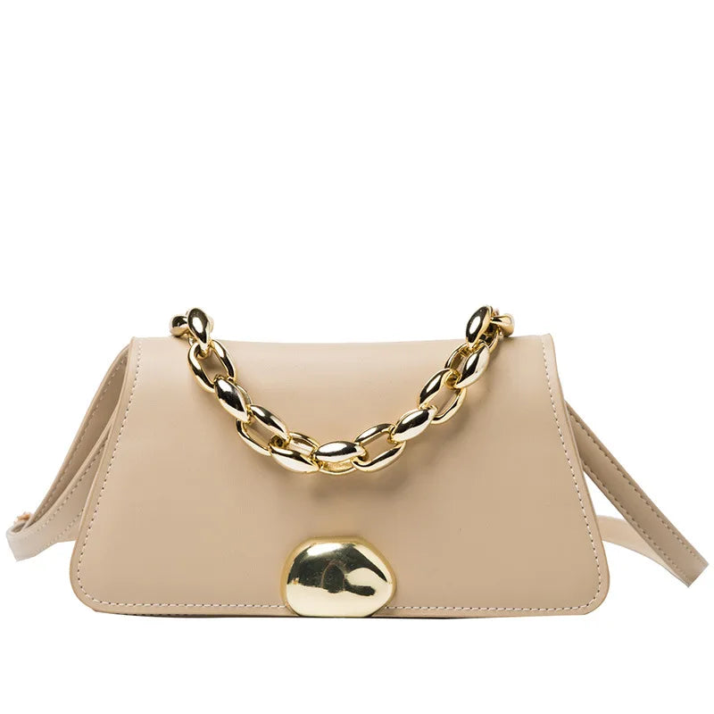 Small Square Bag Summer PU Leather Women's Handbag Chain Shoulder Messenger Bags