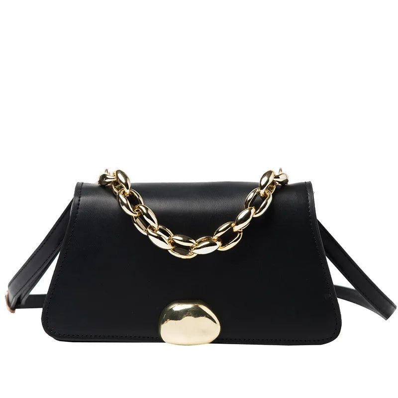 Small Square Bag Summer PU Leather Women's Handbag Chain Shoulder Messenger Bags