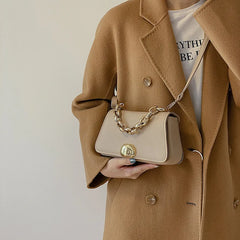 Small Square Bag Summer PU Leather Women's Handbag Chain Shoulder Messenger Bags