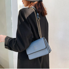 Deer Head Crossbody Bag Classic Chain Shoulder Purse Flap Messenger Bag