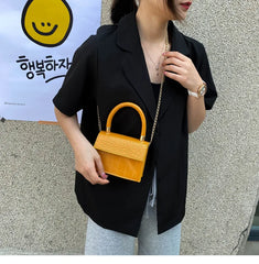 Small Square Bags For Women Messenger Bag Chains Girl's Handbag Casual