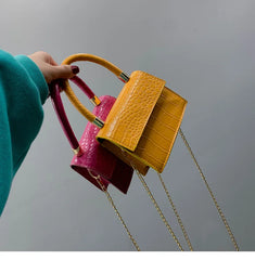Small Square Bags For Women Messenger Bag Chains Girl's Handbag Casual