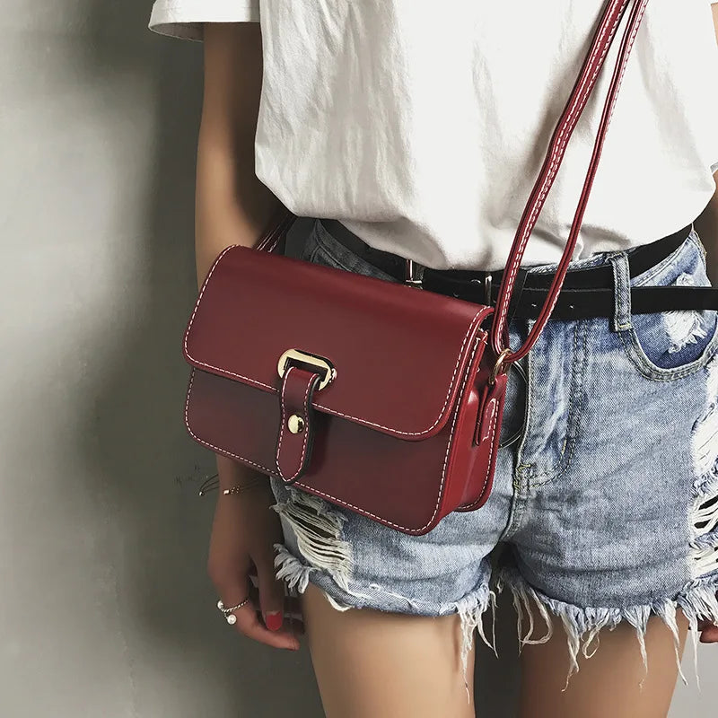 Leather Mini Female Shoulder Bag Women Messenger Crossbody Shell Satchel