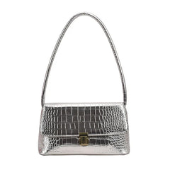 Stone Pattern Shoulder Side Bag Women Spring Leather Handbag Purse