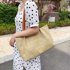 Straw Totes Bags For Women Summer Shoulder Bags Lady Purses Handbags