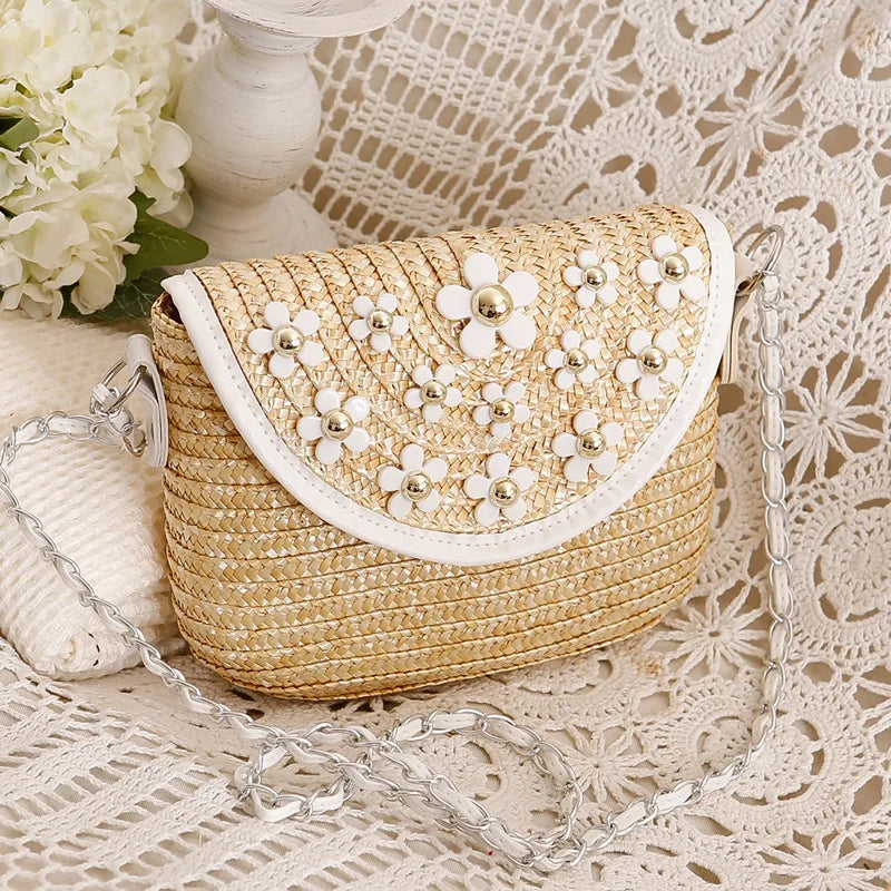 Summer Shoulder Straw Bags For Women Messenger Bag Woven Clutch