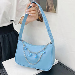 Small Underarm Handbag Casual Vacation Business Party Purse Clutch
