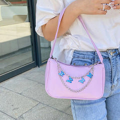 Small Underarm Handbag Casual Vacation Business Party Purse Clutch