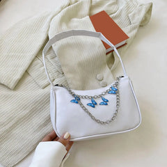 Small Underarm Handbag Casual Vacation Business Party Purse Clutch