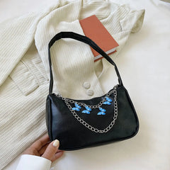 Small Underarm Handbag Casual Vacation Business Party Purse Clutch