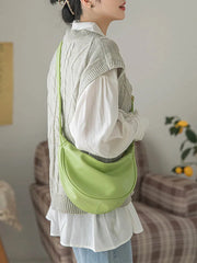 Women's Small Underarm Hobo Bag Pu Leather Crossbody Handbag