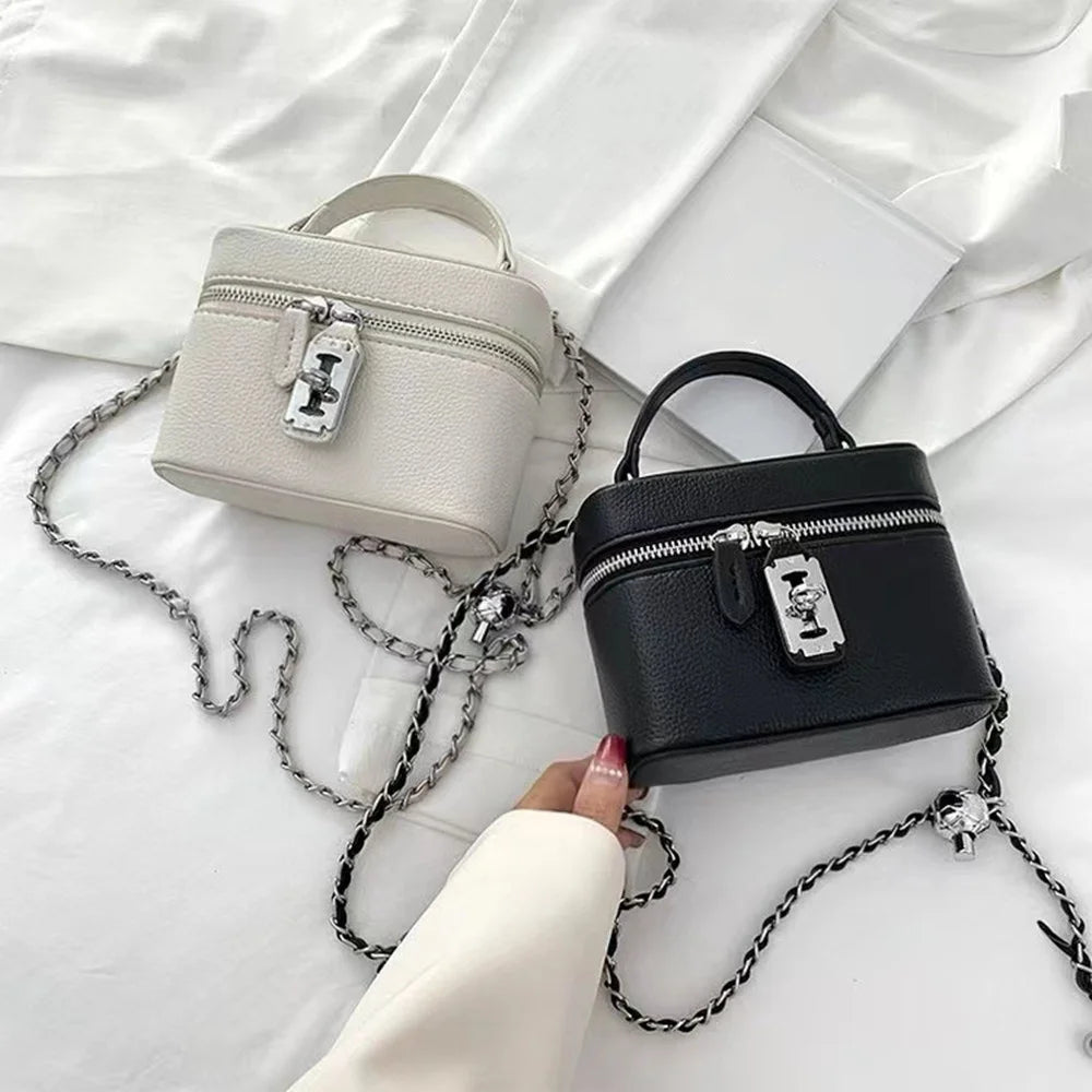 Versatile Ins Style Crossbody Bag Women Rhombic One Shoulder Small Square Bag