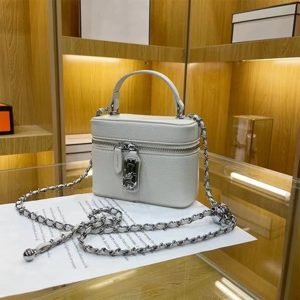 Versatile Ins Style Crossbody Bag Women Rhombic One Shoulder Small Square Bag