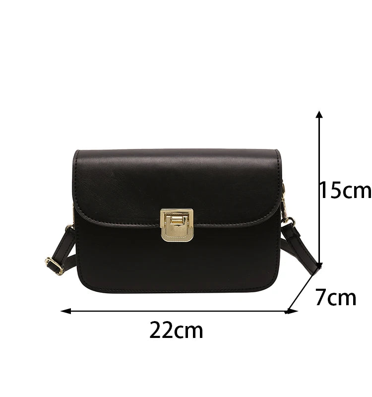 Small Women's Shoulder Bags High PU Leather Flap Crossbody Bag Handbag