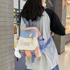 Mini Girls School Backpacks Waterproof Nylon Fabric Japanese Girl Bag