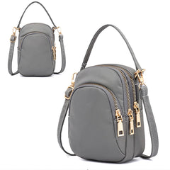 Women Small Shoulder Bag Casual Crossbody Handbag Solid Wild Phone Pouch