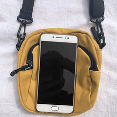 Small Women Canvas Bags Handbag Mini Shoulder Bags for Women Phone Bag