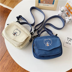 Women Cartoon Print Mini Handbag Crossbody Purse