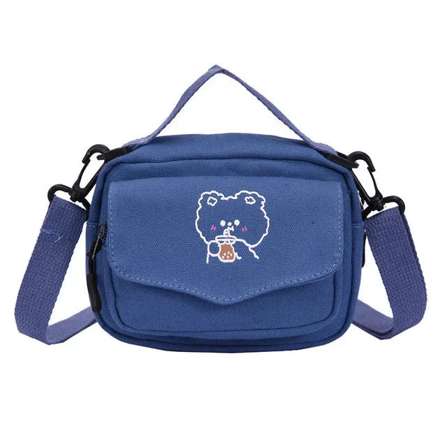 Women Cartoon Print Mini Handbag Crossbody Purse