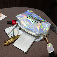 Women Laser Crossbody Bag Small Tote Messenger Jelly PVC