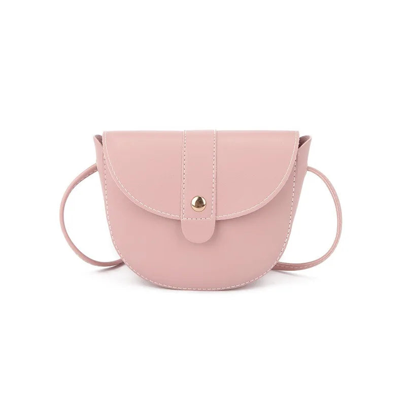 Small Women PU Leather Handbag Solid Ladies Bags Clutch Crossbody Shoulder Bag