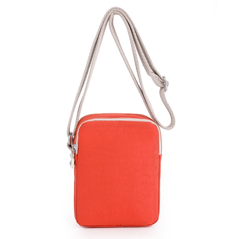 Small Women Shoulder bag Soft strap Female Mini Messenger Bag Ladies Nylon Cross
