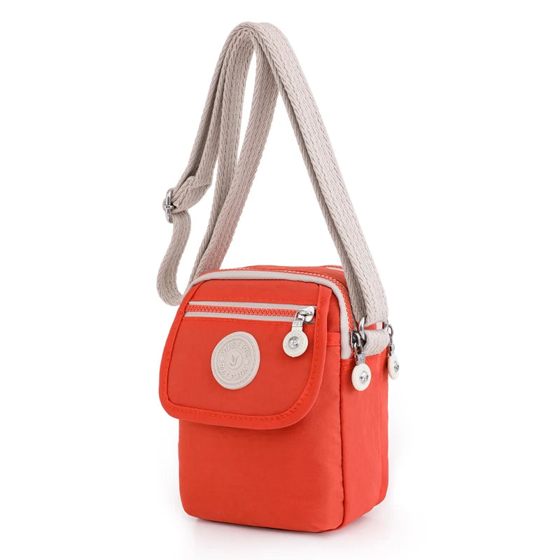 Small Women Shoulder bag Soft strap Female Mini Messenger Bag Ladies Nylon Cross