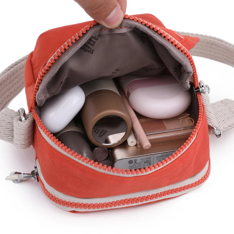 Small Women Shoulder bag Soft strap Female Mini Messenger Bag Ladies Nylon Cross