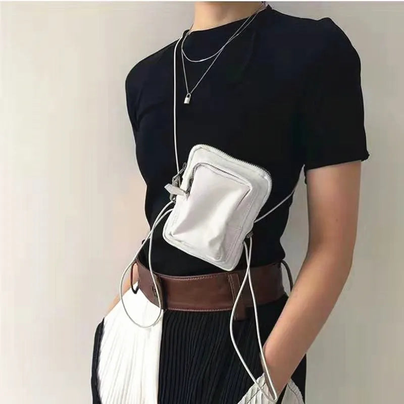 Small Women Waist Bag Mini Shoulder Messenger Bags Street Phone Pouch Crossbody