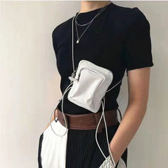 Small Women Waist Bag Mini Shoulder Messenger Bags Street Phone Pouch Crossbody
