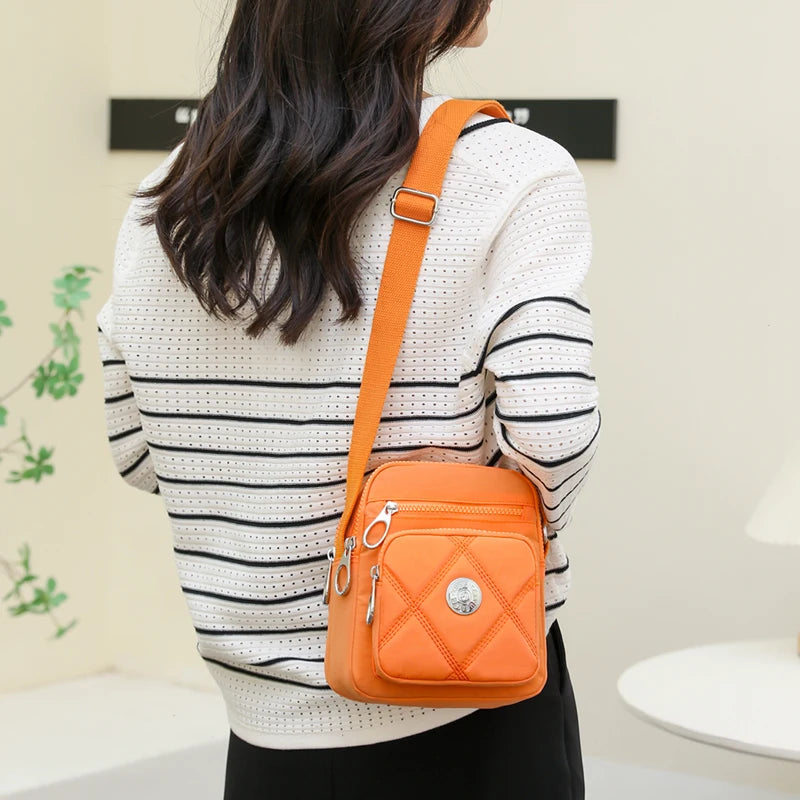 Small Women Shoulder CrossBody Bag Nylon Female Mini Messenger Bag