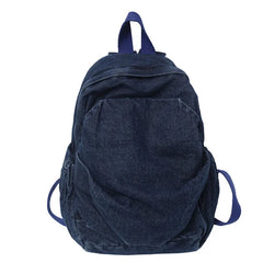 Women's Denim School Backpack for Teenagers Travel Bagpack