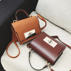 Small PU Leather Shoulder Bag Women's Messenger Bag
