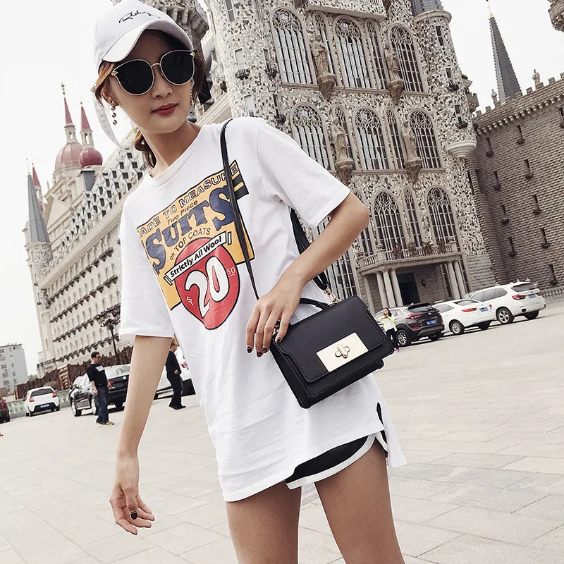 Small PU Leather Shoulder Bag Women's Messenger Bag