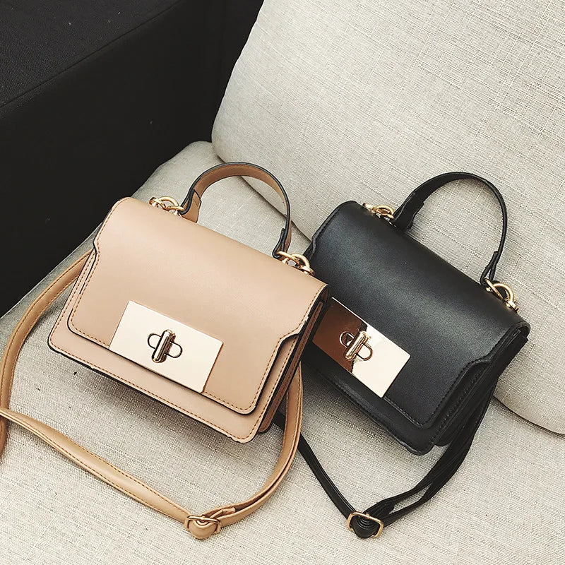 Small PU Leather Shoulder Bag Women's Messenger Bag