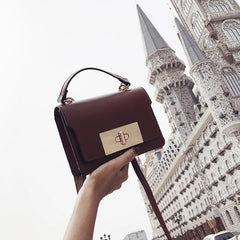 Small PU Leather Shoulder Bag Women's Messenger Bag