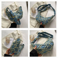 Denim Crossbody Bag for Women Phone Bag Handbags