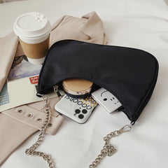 Small Women's Bag Nylon Handbag Chain Shoulder Shopper Multicolor